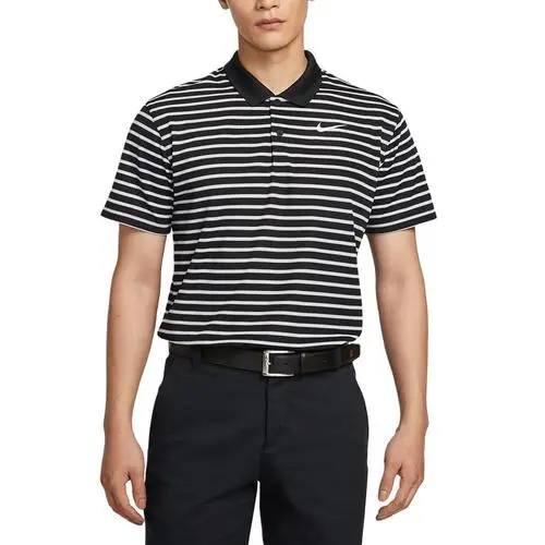 Nike Polo Dri FIT Victory da Uomo 010 Nero/Bianco DH0830-010 EU L nero