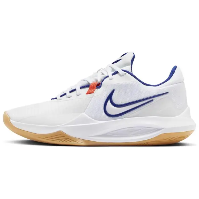 Nike Precision 6 Bianco Blu Reale Profondo Gomma Scarpe da Ginnastica da Uomo Blu Reale Profondo HV1796-141