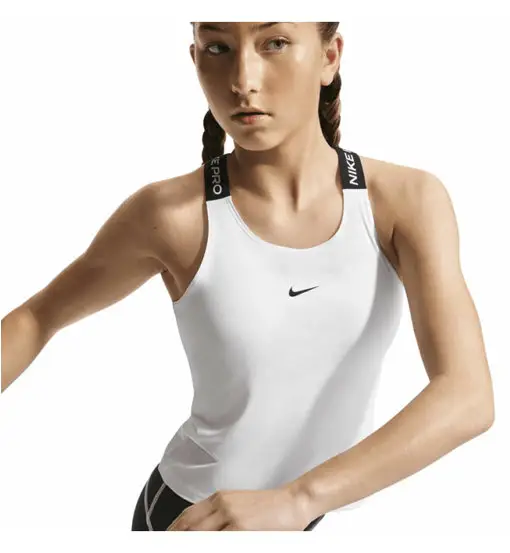 Nike Pro Dri-FIT Jr - top - ragazza White