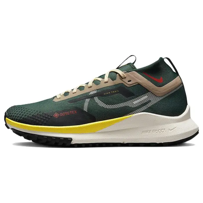 React Pegasus Trail 4 GORE-TEX Noble Green Sail Uomo Scarpe da ginnastica Pro-Verde Picante-Rosso FD0317-333 42 5