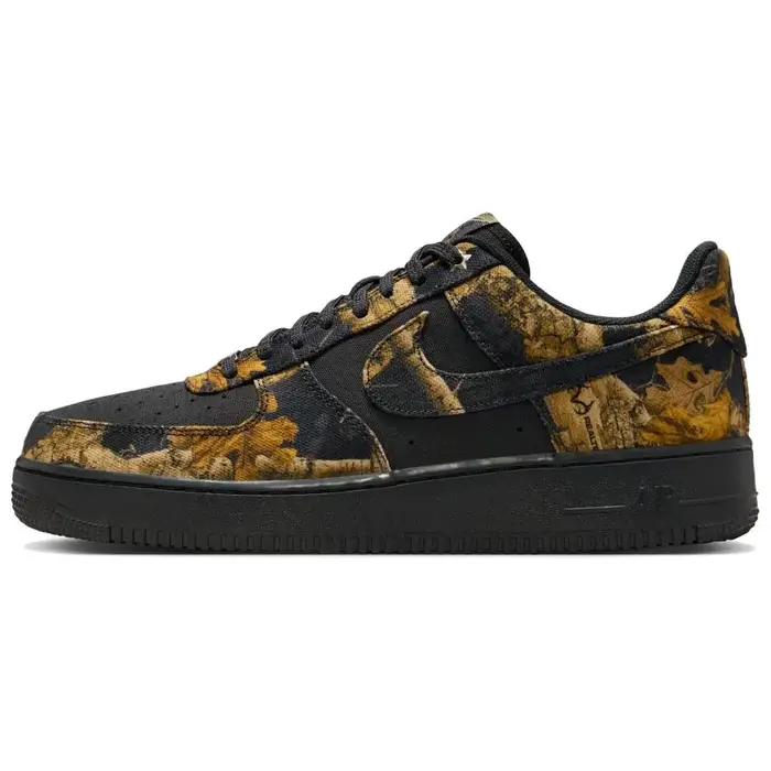 Realtree x Nike Air Force 1 Low Black Camo Scarpe da Ginnastica da Uomo IH1221-001 46