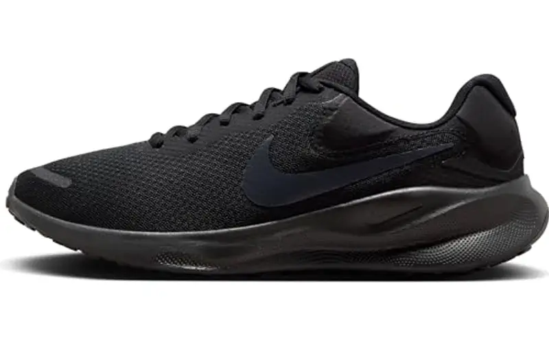 Nike Revolution 7, Sneaker Uomo, Nero off Nero, 42.5 EU