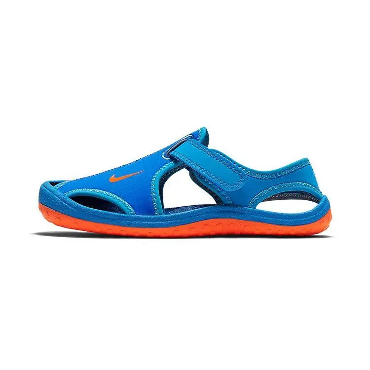 Nike Sandali Chiusi Punta Chiusa Sunray Protect 2 Comodi per Bambini Sandali per Bambini Blu Arancione 344926-418