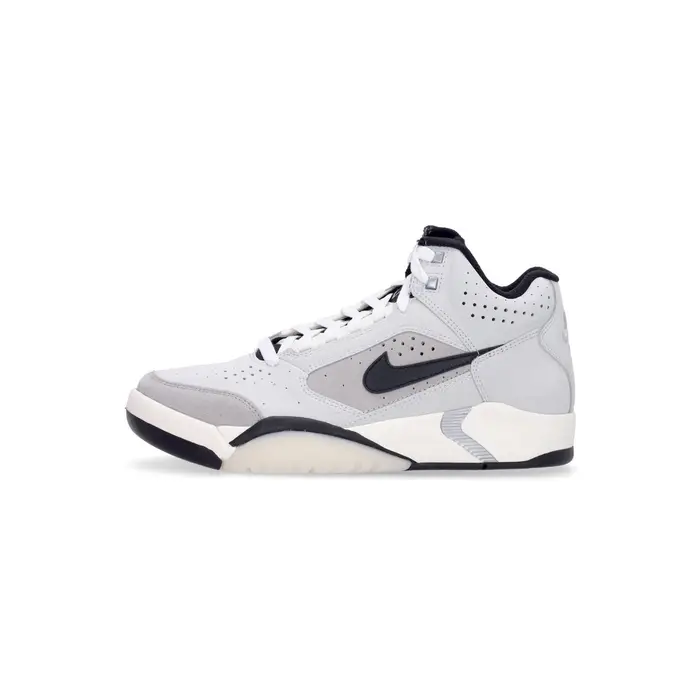 Nike Scarpa Alta Uomo Air Flight Lite Mid Photon Dust/black/metallic Silver