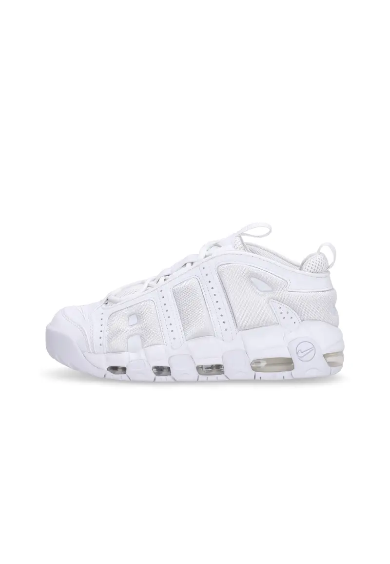 Nike Scarpa Alta Uomo Air More Uptempo Low White/white