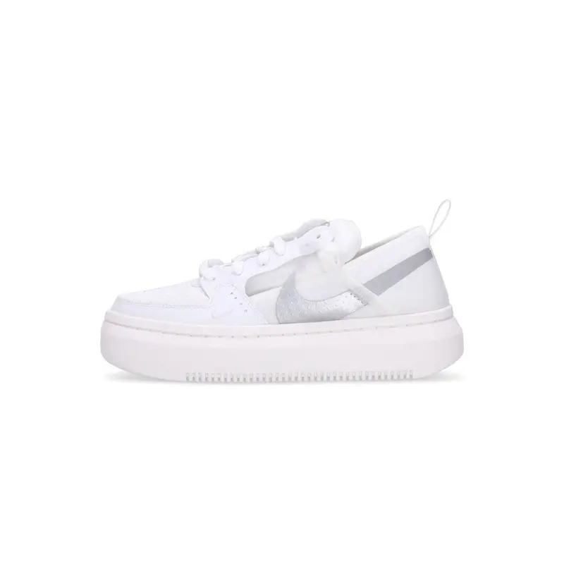 Nike Scarpa Bassa Donna W Court Vision Alta Txt White/metallic Silver/sail