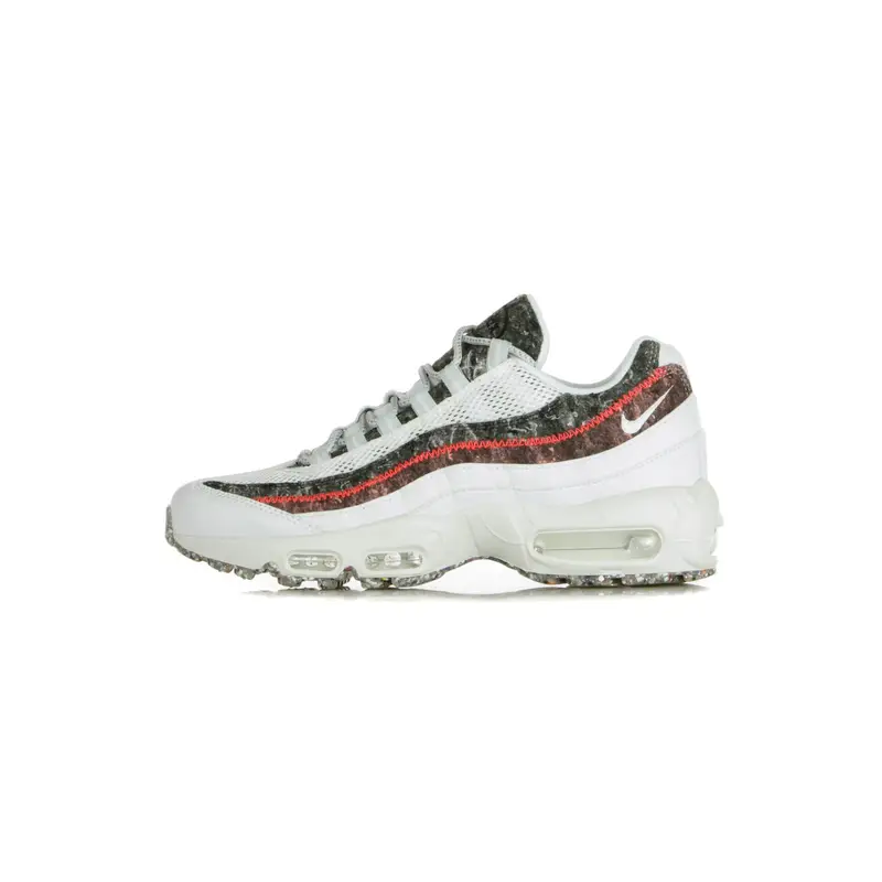 Nike Scarpa Bassa Uomo Air Max 95 White/photon Dust/bright Crimson