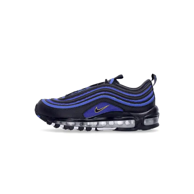 Nike Scarpa Bassa Uomo Air Max 97 Black/metallic Gold/hyper Royal/white