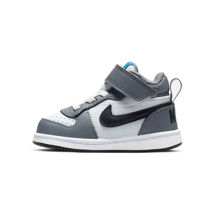 Nike Scarpe Casual Court Borough Mid Comode Antiscivolo Resistenti all Usura Traspiranti Mid-Top Scarpe da Passeggio Scarpe per Bambini