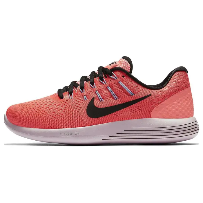 Scarpe da Corsa Nike Lunarglide 8 Everyday Versatile Mesh Antiscivolo Low-Top Donna sneaker Rosso Nero 843726-606 36 5