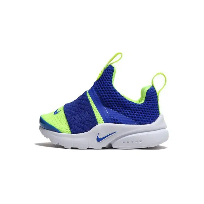 Scarpe da Corsa Nike Presto Extreme Punta Tonda Basse Sneaker Bambino Blu Giallo 870019-406 25