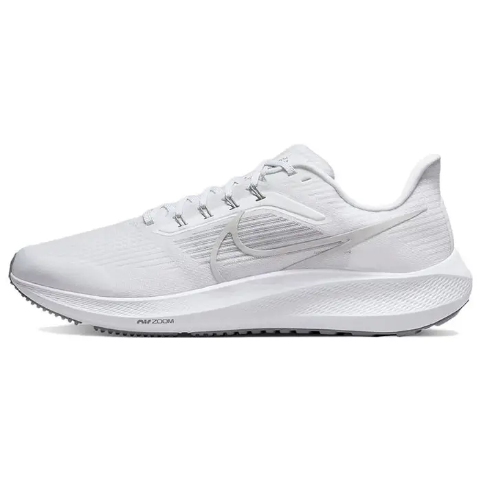 Scarpe da Ginnastica da Uomo Nike Air Zoom Pegasus 39 Bianco Grigio Nebbia Grigio Particellare Grigio Fumo DH4071-100 41