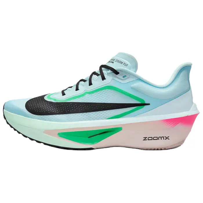 Scarpe da Ginnastica da Uomo Nike Zoom Fly 6 Ghiaccio Glaciale Rosa Iper Azzurro Verde-Shock Nero FN8454-402 42 5