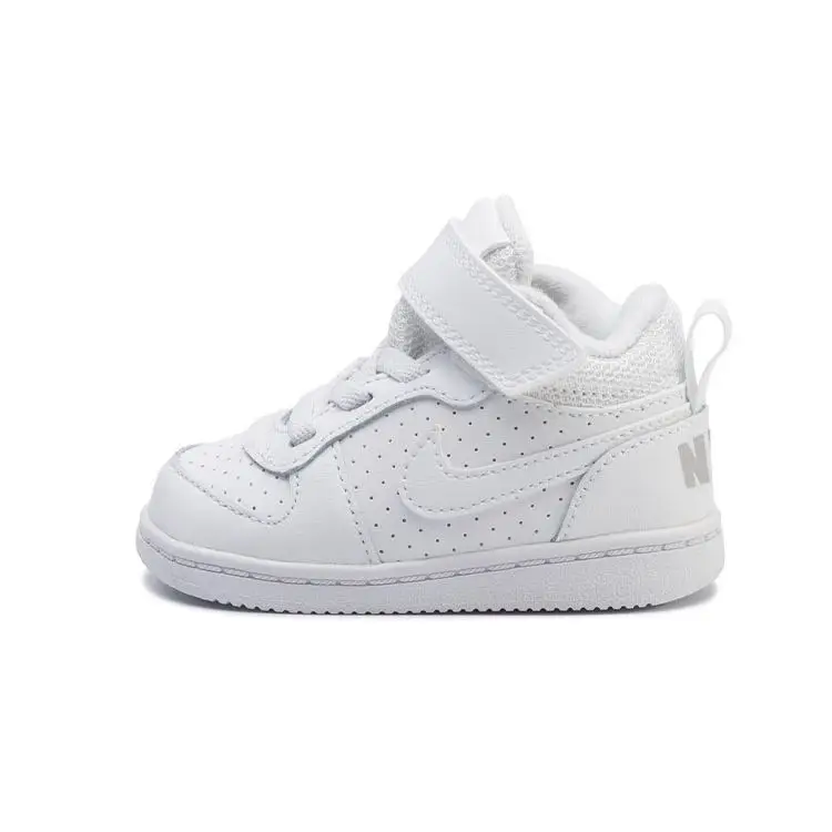 Nike Scarpe da Skate Mid-Top Bianche Scarpe da Bambino 870027-100