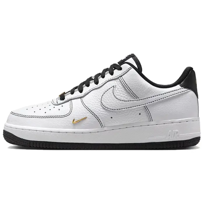 Scarpe da Skateboard da Donna Nike Air Force 1 Resistenti all Abrasione Traspiranti Low top Sneakers Bianco Nero IB6543-101 36 colore bianco nero