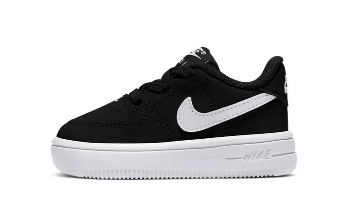 Nike Scarpe da Skateboard Air Force 1 18 High top Nero Bianco Neonato e Bambino 905220-002