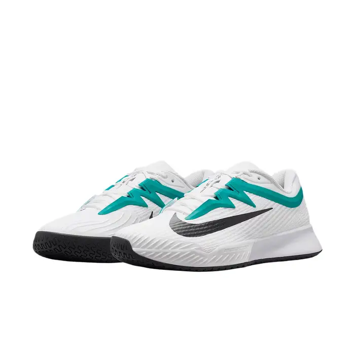 Scarpe da Tennis NikeCourt Air Zoom Vapor Pro 3 HC Bianche Smeraldo Radioso Uomo Nere FZ2161-104 45