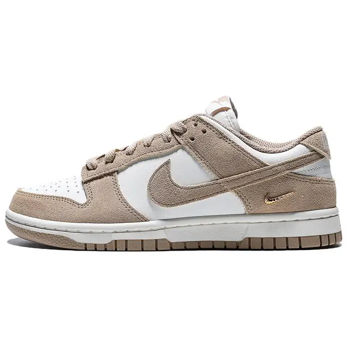 Scarpe Skateboard Nike Dunk Low top Donna Bianco Ambra IO4244-101 40 5