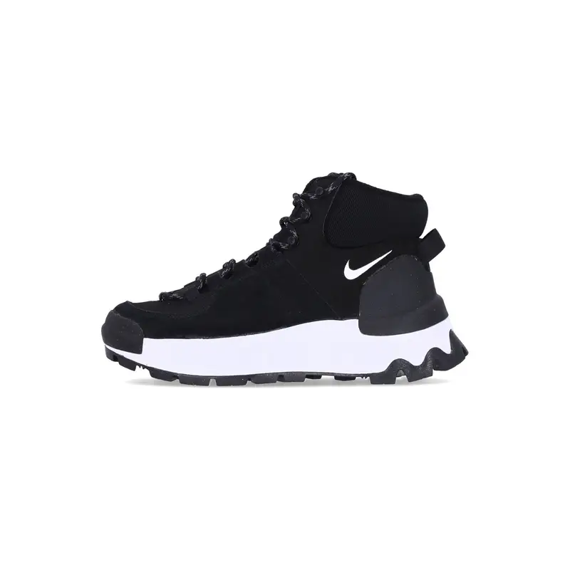 Nike Scarponcino Alto Donna W City Classic Boot Black/white/black