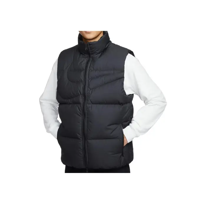 Semplice Sport Monocolore Collo Alto Senza Maniche Gilet Uomo Gilet IH2369010 XL