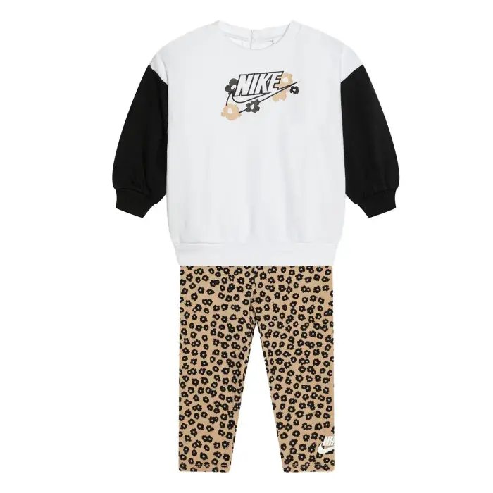 Nike Set di leggings da bambina Floral Beige