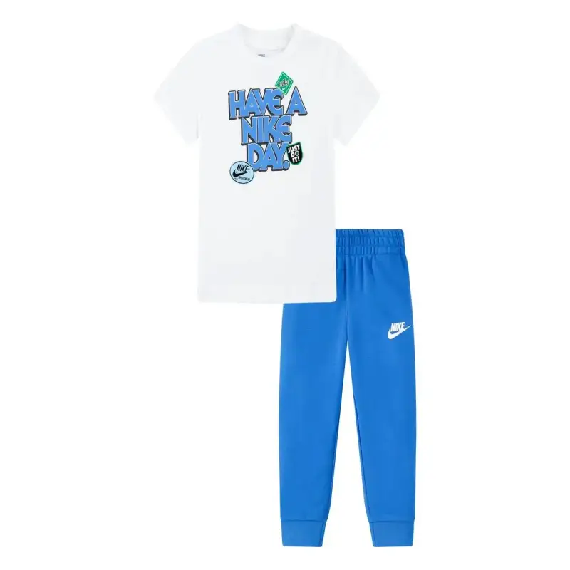 Nike Set di T-shirt e pantaloni per bambini NSW SOA Bleu