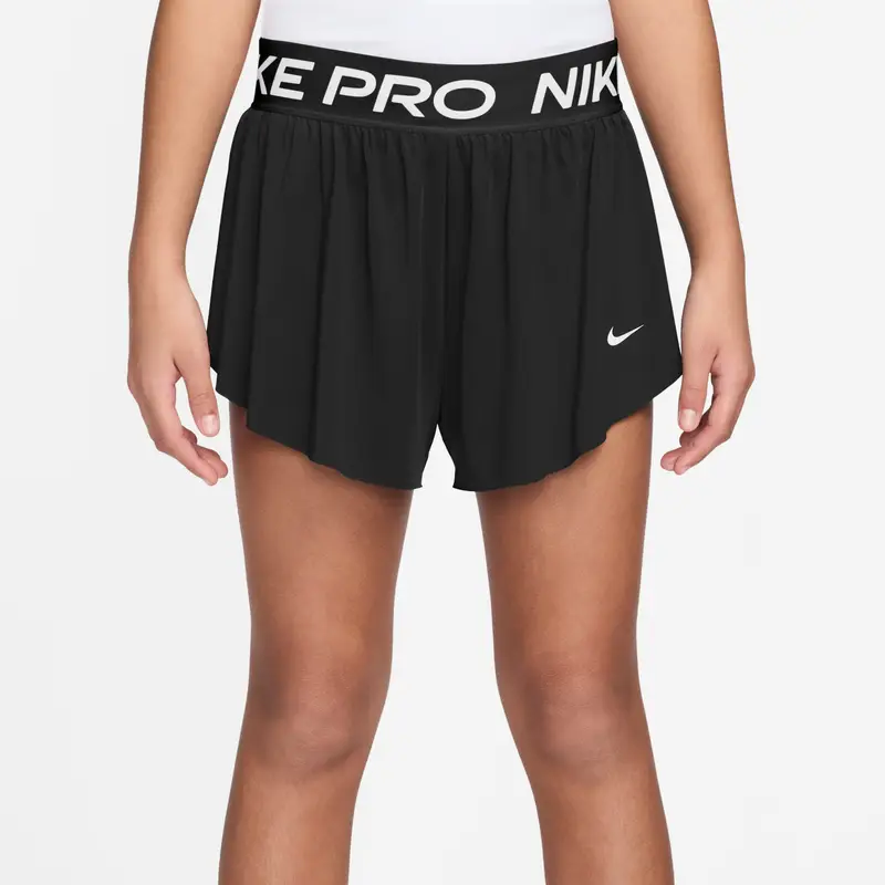Shorts da bambina 2 in 1 Nike Pro Dri-FIT Noir