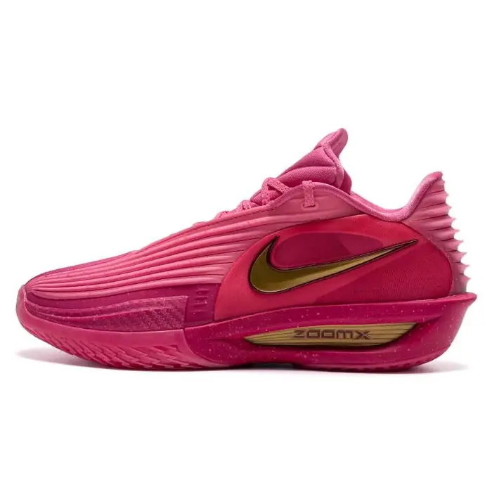 Sneaker da uomo Nike Air Zoom GT Cut 3 Turbo EP Rob Dillingham Rosa Fireberry Oro Metallizzato IM9441-600 46
