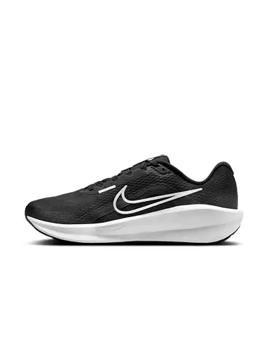 Nike Sneaker Uomo, Black White Dk Smoke Grey, 40.5 EU