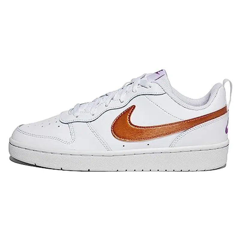 Nike SNEAKERS -CHIUSURA CON LACCI -TOMAIA IN PELLE -FODERA IN TESSUTO -SUOLA IN GOMMA bianco BIANCO/ORO