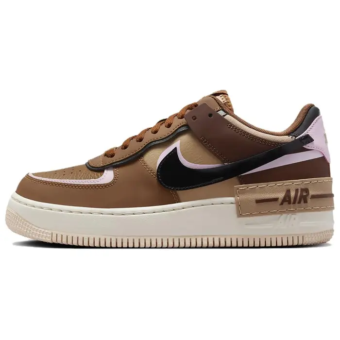Sneakers da donna Nike Air Force 1 Low Shadow Light British Tan Pink Foam DZ1847-200 44 5