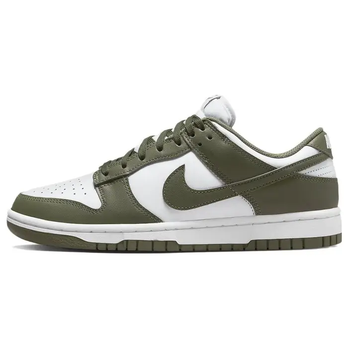 Sneakers da donna Nike Dunk Low Medium Olive Verde Bianco DD1503-120 43