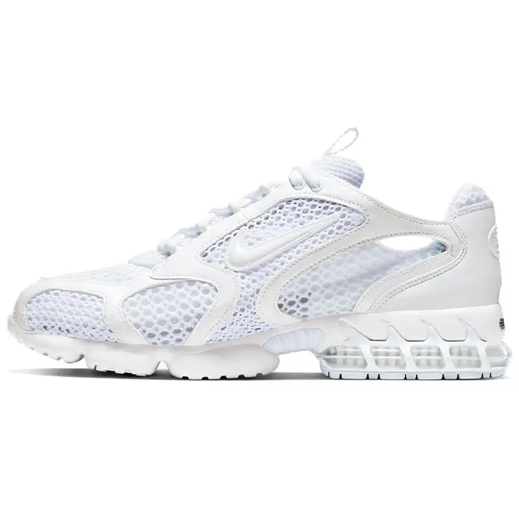 Sneakers da uomo Air Zoom Spiridon Cage 2 Triple White Nere CJ1288-100 43