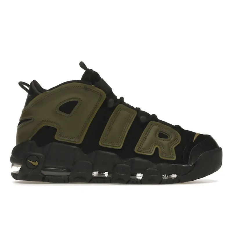 Nike Sneakers da uomo Air More Uptempo 96 Verde ruvido Nero Pellegrino DH8011-001