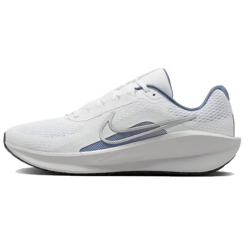 Nike Sneakers da uomo Downshifter 13 Bianco Polvere di Fotone Ardesia Cenere Argento Metallizzato FD6454-102