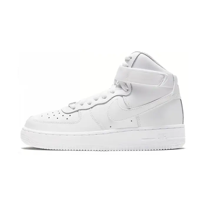 Nike Sneakers Air Force 1 High LE GS Triple White Bambino DH2943-111