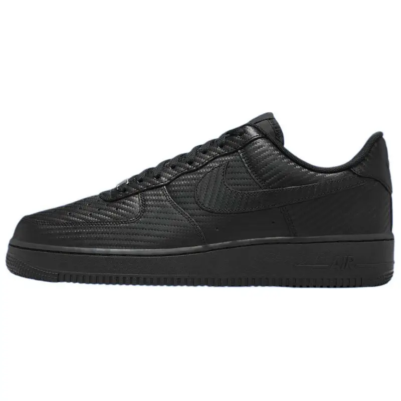 Nike Sneakers Air Force 1 Low Nere Fibra di Carbonio HF2886-001 40 nero