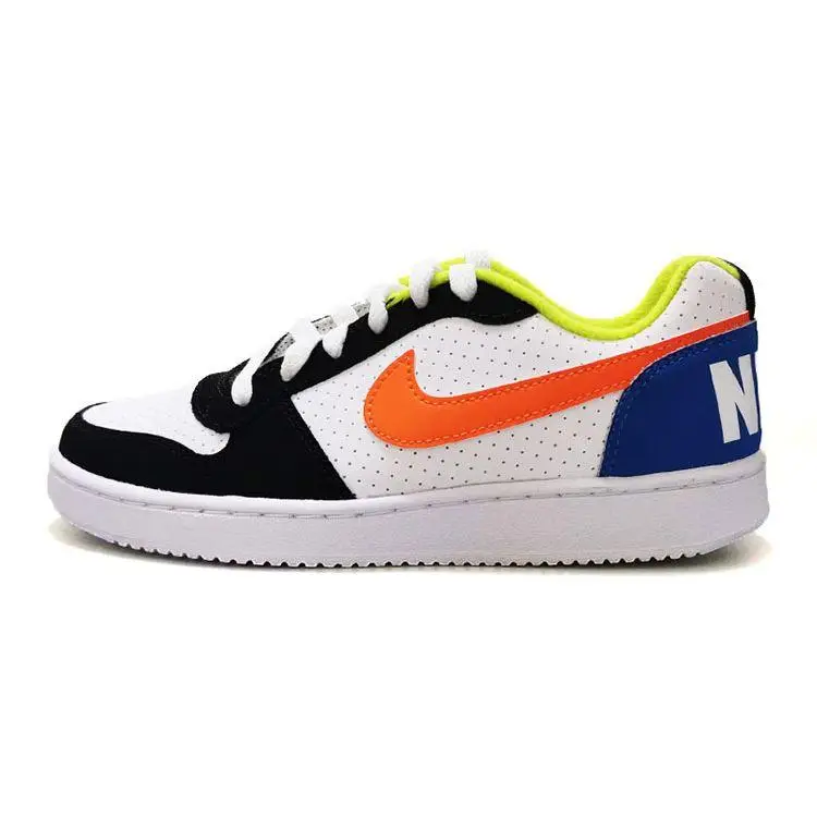 Sneakers Nike Court Borough Low GS Nere Arancioni Blu Bambino Bianche DV9113-181 35.5