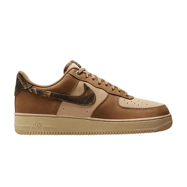 Sneakers Unisex Nike Air Force 1 07 Realtree Rattan Marrone Multicolore Rocky-Tan IO9803-200 43