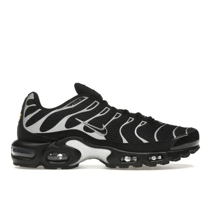 Sneakers Unisex Nike Air Max Plus Premium Nero Argento Metallizzato HQ3029-001 39