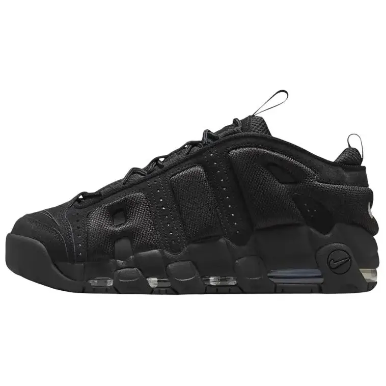 Nike Sneakers Unisex Air More Uptempo Low Triple Black IM6649-001
