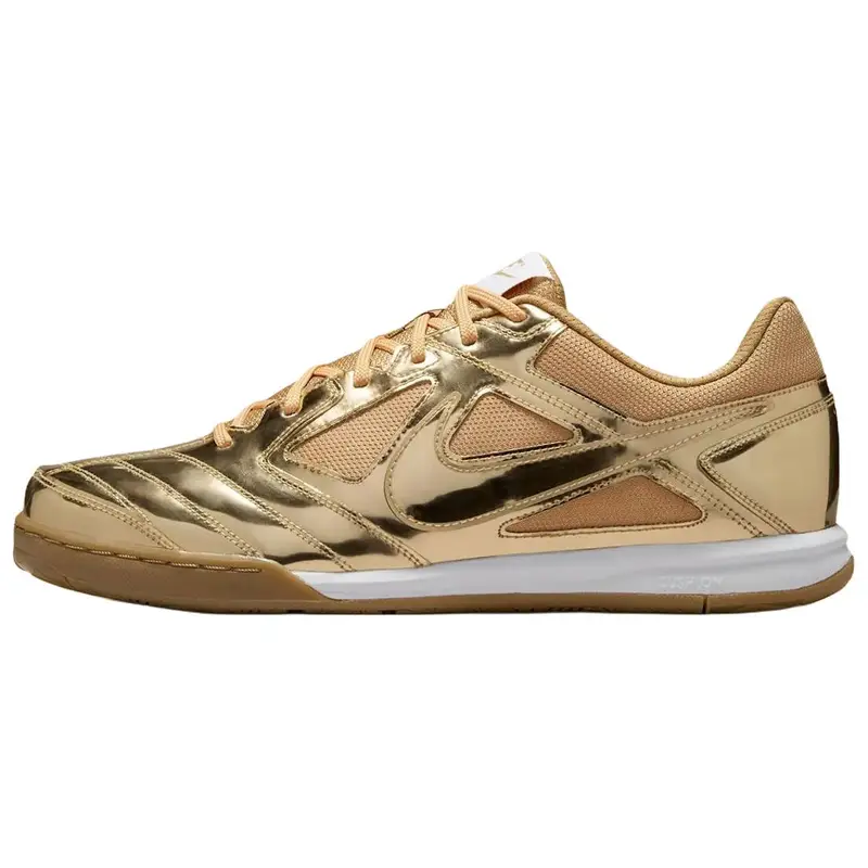 Nike Sneakers Unisex Gato LV8 Oro Liquido Oro Metallizzato Bianco Marrone Chiaro Gomma IB3566-700 35 5