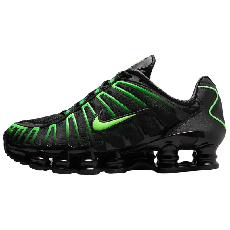 Nike Sneakers Unisex Shox TL Nero Neon Verde Elettrico AV3595-012