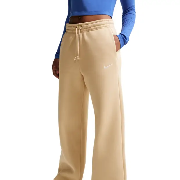 Nike Sportswear Donna - Pantaloni Beige - di cotone