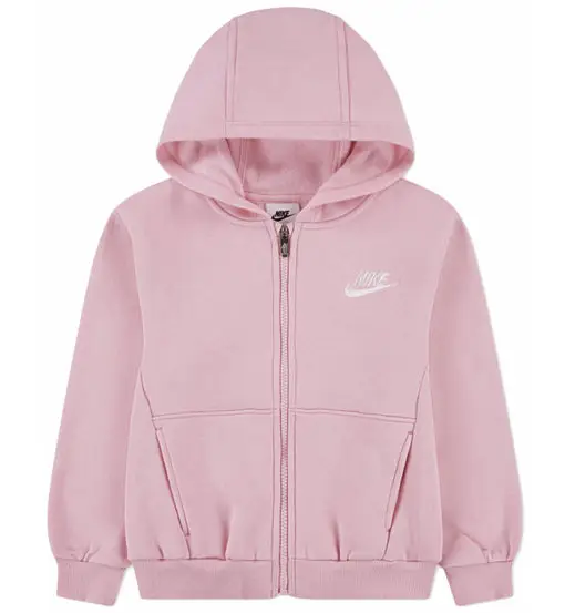 Nike Sportswear Fleece Jr - felpa con cappuccio - bambina Light Pink