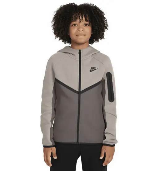 Sportswear Tech Fleece Jr - felpa con cappuccio - ragazzo Grey