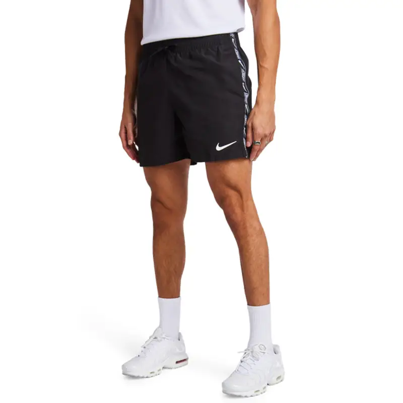 Nike Swim Logo Tape 5" male Costumi da bagno - Nero - Poly Mesh - Foot Locker