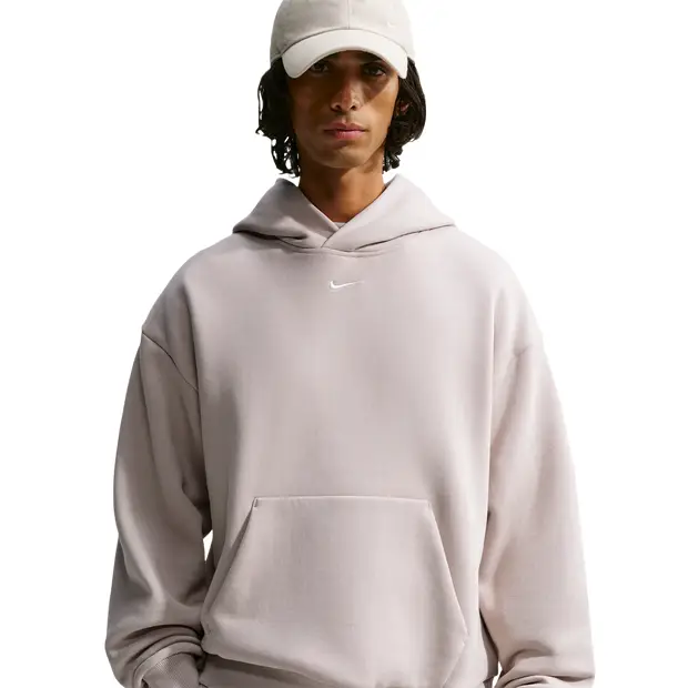 Nike Swoosh Uomo - Felpe con cappuccio Beige - di cotone