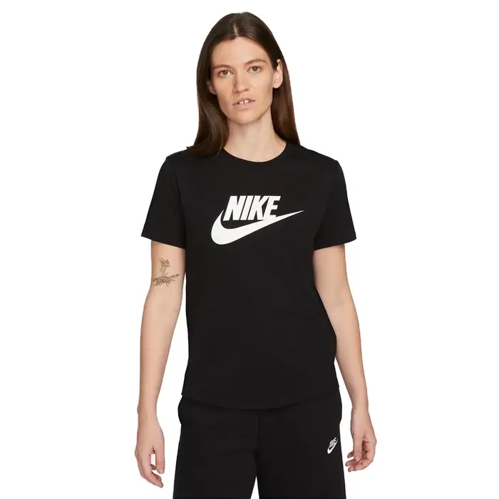 T-Shirt Logo Nero Donna