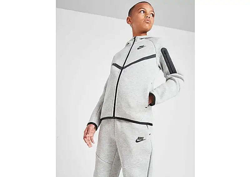 Nike Tech Fleece Felpa Junior, Grigio